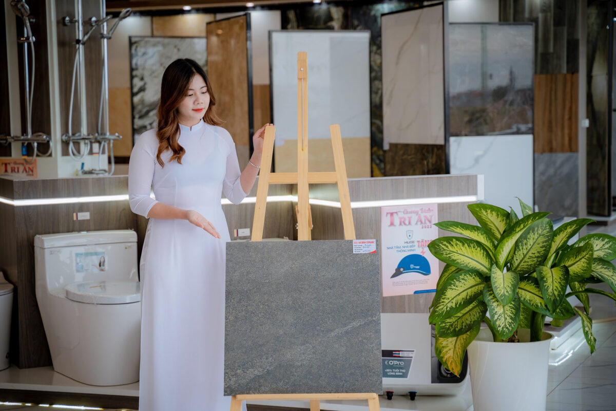 Gạch granite xám nhám