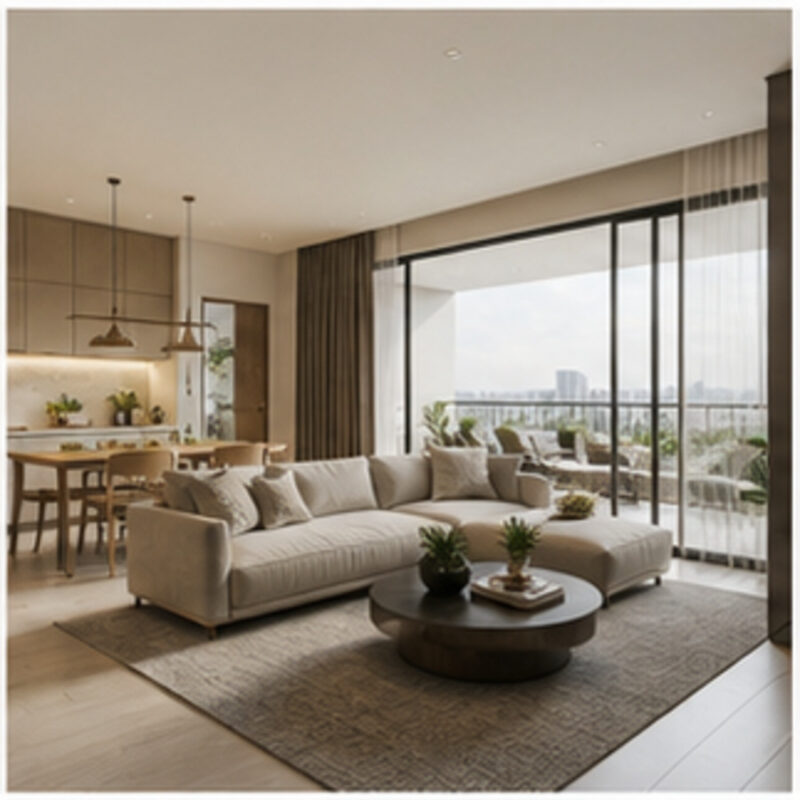Căn hộ 2 phòng ngủ 85m² – Hiện đại